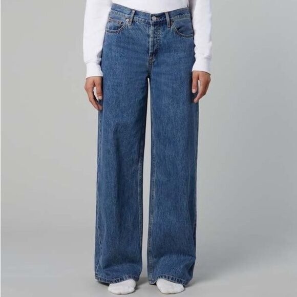 Still Here Bambi Walker Wide Leg Baggy 90s Jeans Sz 28 - Picture 3 of 8
